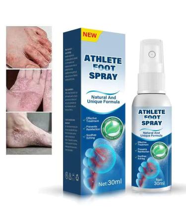 iTecFreely Athletes Foot Spray Natural Ingredients Athletes Foot Treatment Fast & Effectively Relief Inflamed and Feet Itchy Fungi Cure Spray