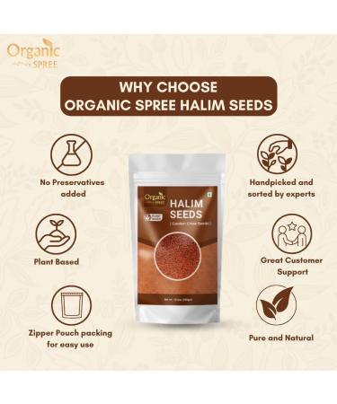 Organic Spree Halim Seeds 300gm (10.6oz) - Garden Cress Seeds - Aliv Seeds Pure and Natural - Buy Online on GoSupps.com