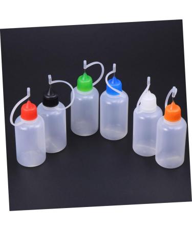 LALAFINA 30ml Precision Tip Applicator Bottles Squeezable Bottles for Glue and Pigments Storage Containers Paint Nozzles Easy Color Distinction and Leakproof - Buy Online on GoSupps.com