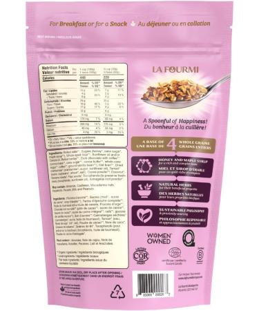 La Fourmi - Grand Granola Tonik - Granola chocolat espresso canneberges s ch es cacao flocons d avoine - 84% d ingr dients bio - naturel - granola bio (Lot de 2) Chocolat 283 grammes (Lot de 2) - Buy Online on GoSupps.com