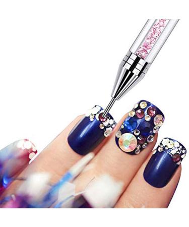2-Piece Nail Rhinestone Wax Pencil Set - Dual-End Picker Tool for Nail Art & DIY Decoration - Buy Online on GoSupps.com