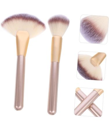 Beaupretty 4 Sets Makeup Brush Make up Fan Face Tools Makeup Blush Highlighter Applicator Highlighter Makeup Brush Makeup Tools The Face Setting Powder Woman Wooden Handle - Buy Online on GoSupps.com