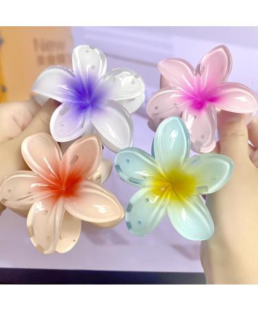 ZSPERKLA Flower Hair Clips - 4 Pack Non-Slip Large Hair Clips for Women & Girls | Cute Hair Accessories for International Shipping - Buy Online on GoSupps.com