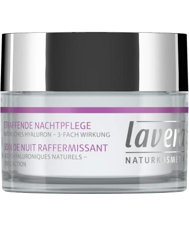  lavera lavera Karanja Firming Night Cream Anti-aging Hyaluronic acid Vegan Natural cosmetics Organic plant-based ingredients 100% natural (2 x 50 ml) - Buy Online on GoSupps.com