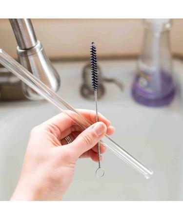 WIFUN 10 PCS Bottle Brushes - Small Straw Cleaner Brush Set for Teapot, Bottles, and Straws - Reusable Cleaning Brushes in Black (10pcs) - Buy Online on GoSupps.com