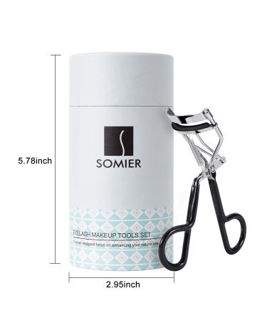 Buy SOMIER 7-in-1 Eyelash Curler Tool Set | Complete Eyelash Makeup Kit with Silicone Refill Pads & Accessories - International Shipping Available - Buy Online on GoSupps.com