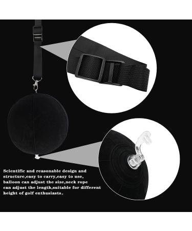FINGER TEN Golf Smart Ball Training Aid + Air Pump | Posture Correction & Swing Trainer for Men, Women, Beginners - Black - Buy Online on GoSupps.com