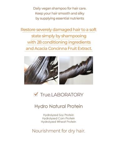 TheMogan True.LAB Pomegranate Shampoo - Natural Nourishment for Damaged Hair | Essential Oils & Plant-Based Protein | 135ml / 5.8 Fl Oz - International Shipping Available - Buy Online on GoSupps.com