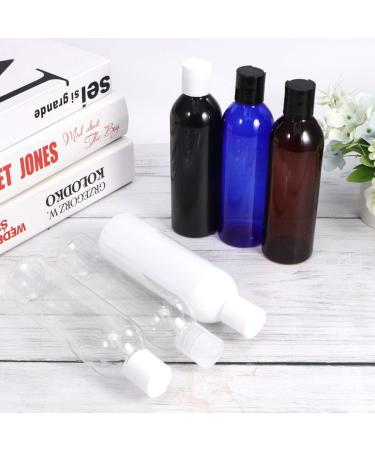 Minkissy 6pcs 250ml Portable Travel Bottles Plastic Refillable Bottles Plastic Squeeze Bottle with Disc Cap for Shampoo Lotion (Mixed Colors Bottle) Assorted Color - Buy Online on GoSupps.com