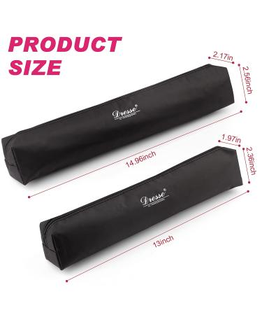 Dresse 2 Pack Women's Travel Hair Styling Set with Aluminum Foil Insulation - Hair Straightener, Curling Iron, Hair Brush - Buy Online on GoSupps.com