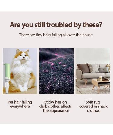 Pet Hair Remover Roller Reusable Dog & Cat Fur Remover with Comfy Non-Slip Handle Portable Pet Lint Roller with Self-Cleaning Base for Couch Car Seat Carpet Bedding - Buy Online on GoSupps.com