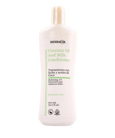 Coconut Oil and Milk Conditioner | Natural Conditioner| Restores Damaged and Dry Hair | 16.9 FL Oz. (16.9 Fl Oz)
