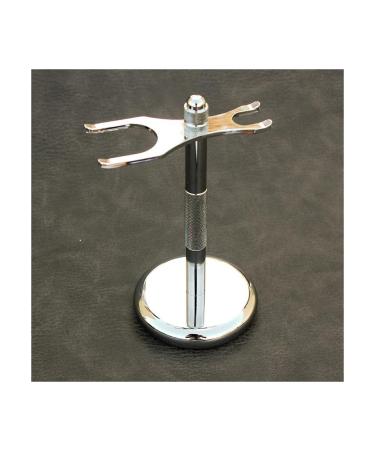 Razor holder Practical silver razor brush for men fashionable shaving brush holder made of stainless steel male 15.2 cm long shaving brush set 15.2cm silver