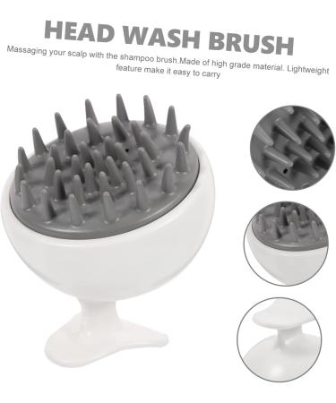 Marmerdo 2-in-1 Shampoo & Scalp Massage Brush - Silicone Hairbrush for Peeling & Scalp Care | Durable Wear-Resistant - Buy Online on GoSupps.com