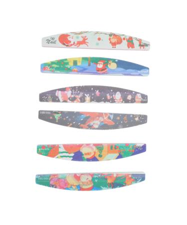 FRCOLOR Set of 6 Professional Nail Polish Sanding Tool Kit De Manicura Manicure Nail Polish Set Manicure Sanding Block Nail Shaping File Creative Nail Files