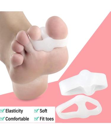 2/4/10 Pcs Gel Bunion Corrector & Toe Separator Protector - Comfortable Bunionette & Hammer Toe Pads - Buy Online on GoSupps.com