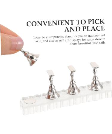 ABOOFAN 1 Set Nail Stands for Press on Nail Stand for Painting Nails Nail Stand for Press on Nail Practice Stand Nail Painting Stand Fake Nail Holder Exercise Rack Symphony Magnet 10.4x3cm As Shown - Buy Online on GoSupps.com