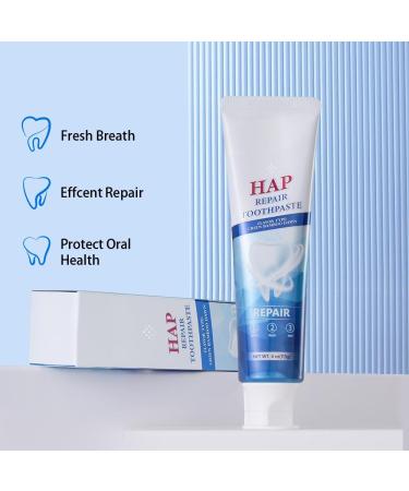 Hotluck Hap Repair Toothpaste - Fluoride Free with 9% Nano Hydroxyapatite Remineralizing Whitening for Sensitive Teeth - Oral Care Tooth Paste for Adults Mint 4oz (Pack of 3) 4 Ounce (Pack of 3) - Buy Online on GoSupps.com