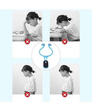Intelligent Strapless Posture Reformer - Portable Trainer with Vibration Reminder | Blue | Improve Posture & Comfort - Buy Internationally - Buy Online on GoSupps.com