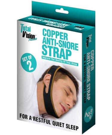 Copper Anti Snore Chin Strap Set of 2 - Say Goodbye to Snoring - Buy Online on GoSupps.com
