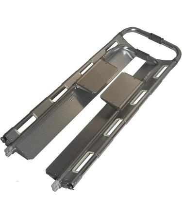 Portable Foldable Rescue Stretcher Aluminum Alloy Scoop Stretcher with Breakaway Hinge Mechanism Telescopic Emergency Stretcher for Mobile Injured - Buy Online on GoSupps.com