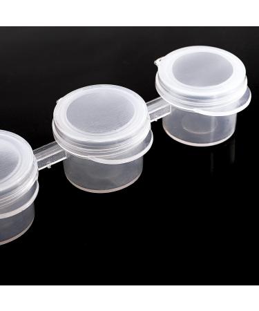 ZEAYEA 100 Strips 2ml Empty Paint Cup Pots with Lids - Arts Crafts Storage Containers - Buy Online on GoSupps.com