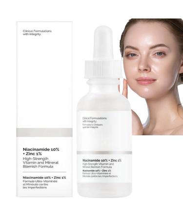 10% Niacinamide Serum + 1% Zinc Serum Niacinamide Face Serum Moisturiser Face Face Serum Minimises Pore Anti Aging Serum for Face Brightening Serum Tackles Blemishes Niacinamide Brightening Toner