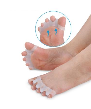 Silicone Bunion Protector Toe Separators - Hallux Valgus Corrector | 1 Pair - Buy Online on GoSupps.com
