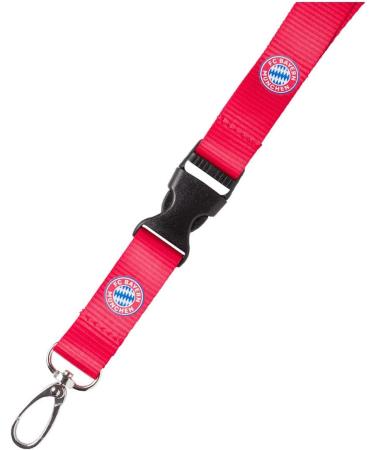 FC Bayern Munich Red Lanyard - Official Merchandise | International Shipping Available - Buy Online on GoSupps.com