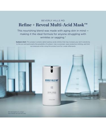 Refine + Reveal Multi-Acid Mask | Anti-Wrinkle Exfoliating Formula for Aging Skin | Target Dark Spots & Large Pores - Buy Online on GoSupps.com