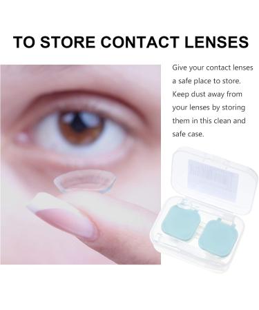 Heallily Contact Lens Container Set - Automatic Travel Case for Eye Care & Storage - Mint - Perfect for Outdoor Use - Buy Online on GoSupps.com