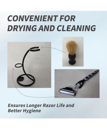 BRBASAP Universal Razor and Shaving Brush Stand | Premium Shaving Accessories for Men | International Shipping Available - Buy Online on GoSupps.com