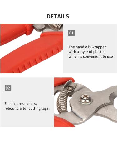 Stainless Steel Livestock Ear Tag Remover Stainless Steel Ear Tag Removing Tool Ear Tags Remover Applicators Pliers for Cattle Sheep Goat Pig Ear Tag - Buy Online on GoSupps.com