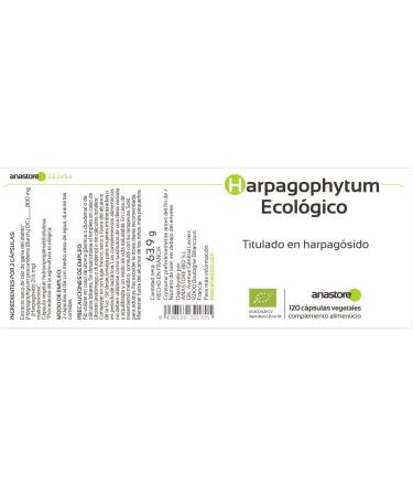 Organic Harpagophytal x 400 mg / 120 capsules * Joints (inflammation) Digestion (Liver) Muscles and Skeletons Sports Performance (Muscle Pain) * Made in France - Buy Online on GoSupps.com