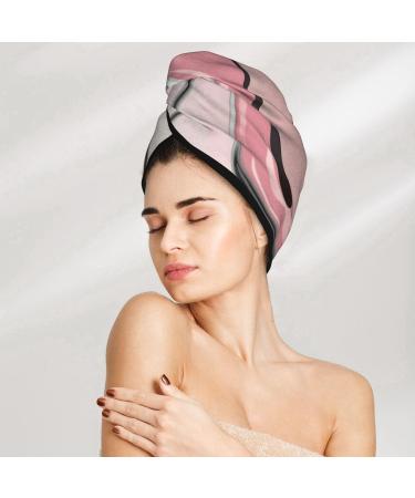 Microfiber Hair Drying Cap - Soft Absorbent Towel Wrap for Curly Long & Thick Hair | Quick Dry High Heel Butterfly Design - Buy Online on GoSupps.com