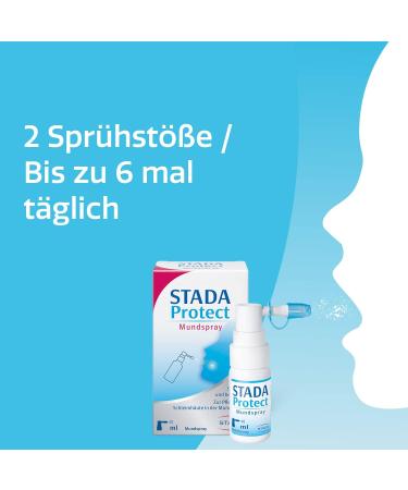 STADA Mouth Spray for Mucous Membrane Care - 20ml | International Shipping - Buy Online on GoSupps.com