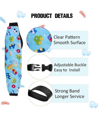 ZKSXOA 2PC Adjustable Child Seat Headband | Head Protection for Baby Car Seat & Stroller | Secure Fastening Strap Holder - Buy Online on GoSupps.com