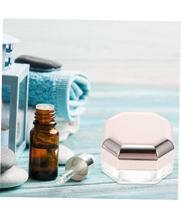 PLAFOPE 8 Pcs Powder Box Empty Powder Case Cosmetic Powder Containers Loose Powder Case Golden Cover Abs - Buy Online on GoSupps.com