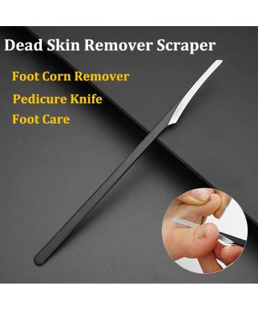 WKRTDY Pedicure Knife Set - 2 Professional Foot Files & Razors for Callus Removal on Hand & Foot Foot Scraper for Hard Skin on Heel & Sole - Perfect Foot Care with Callus Planer - Buy Online on GoSupps.com