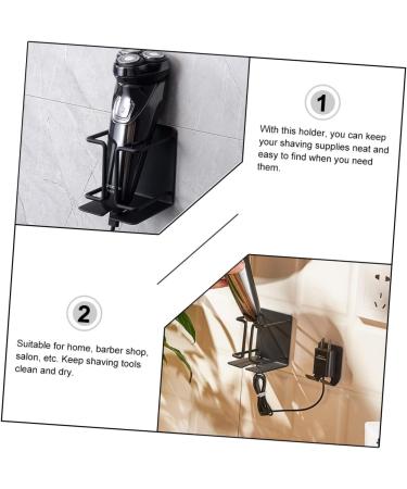 Alipis Electric Shaver Holder & Organizer - Metal Wall Stand for Toothpaste & Shavers | Durable Carbon Steel - Buy Online on GoSupps.com