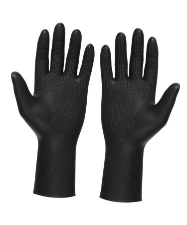 HAPINARY 3 Pairs Barber Gloves Black Gloves for Hair Dye Glove Black Hair Dye for Men Shampoo for Colored for Hair Dye Reusable Hair Dye Remover Mens Glives Hair Coloring Mens Shampoo Para
