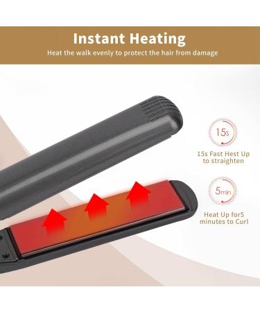 Premium Hair Straightener Iron | 480 F Multigear Adjustable Ceramic Flat Iron - International Shipping - Buy Online on GoSupps.com