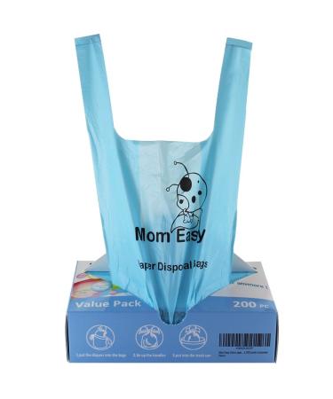 600 Disposable Diaper Bags with Easy Tie | On-The-Go Baby Diaper Trash Bags | 200 Count, Pack of 3 - Buy Online on GoSupps.com