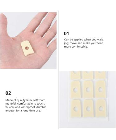 Healeved 45Pcs Self Adhesive Toe Cushion Soft Foam Callus Corn Pads & Protectors - Round Cushion - Size 1 - Buy Online on GoSupps.com