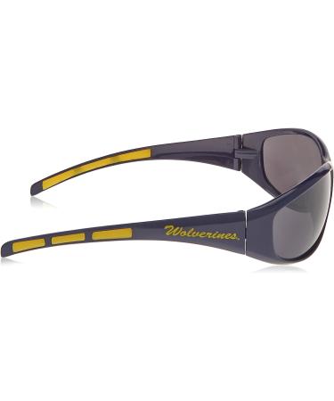NCAA Michigan Wolverines Wrap Sunglasses - Blue | Unisex Adult - Buy Online on GoSupps.com