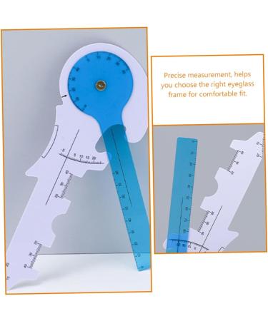 Oatipho Portable Pupillometer - Accurate Pupil Distance Measurement Tool for Glasses Frames - Metal Spacing Scale & Light Tape - Buy Online on GoSupps.com