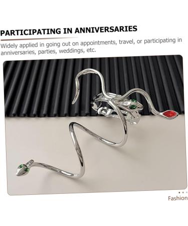 minkissy Snake Hairpin Tiaras for Women Hair Accessories for Women Snake Hair Accessories Ponytail Holder Clip Ponytail Clip Snake Hair Pin Hair Claw Clip Serpentine Miss Metal Claw Needle - Buy Online on GoSupps.com