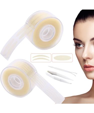 Eyelid Tape 1200 Pcs Eyelid Lift Strips Invisible Instant Double Eyelid Stickers Clear Self-Adhesive Eye Tapes Fiber for Hooded Droopy Uneven Mono-eyelids Large Eye Tools with Fork Rods & Tweezers - Buy Online on GoSupps.com