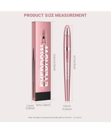 Eyebrow Pen Eye Brow Pencils for Women with 4-Fork-Tip Create Natural Hair-Like Brows Microblading Eyebrow Pen (02) - Buy Online on GoSupps.com