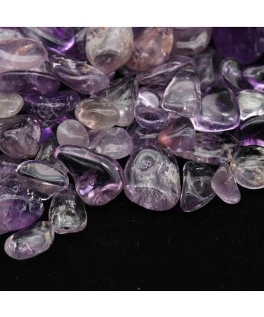 Natural Crystals and Stones 100g Stone Natural Amethyst Gravel Rock Crystal Quartz Polished Stone Specimen Degaussing Stone for Decoration Gift - Buy Online on GoSupps.com